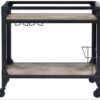 Jorgensen - Serving Cart - Rustic Oak / Charcoal - Image 2