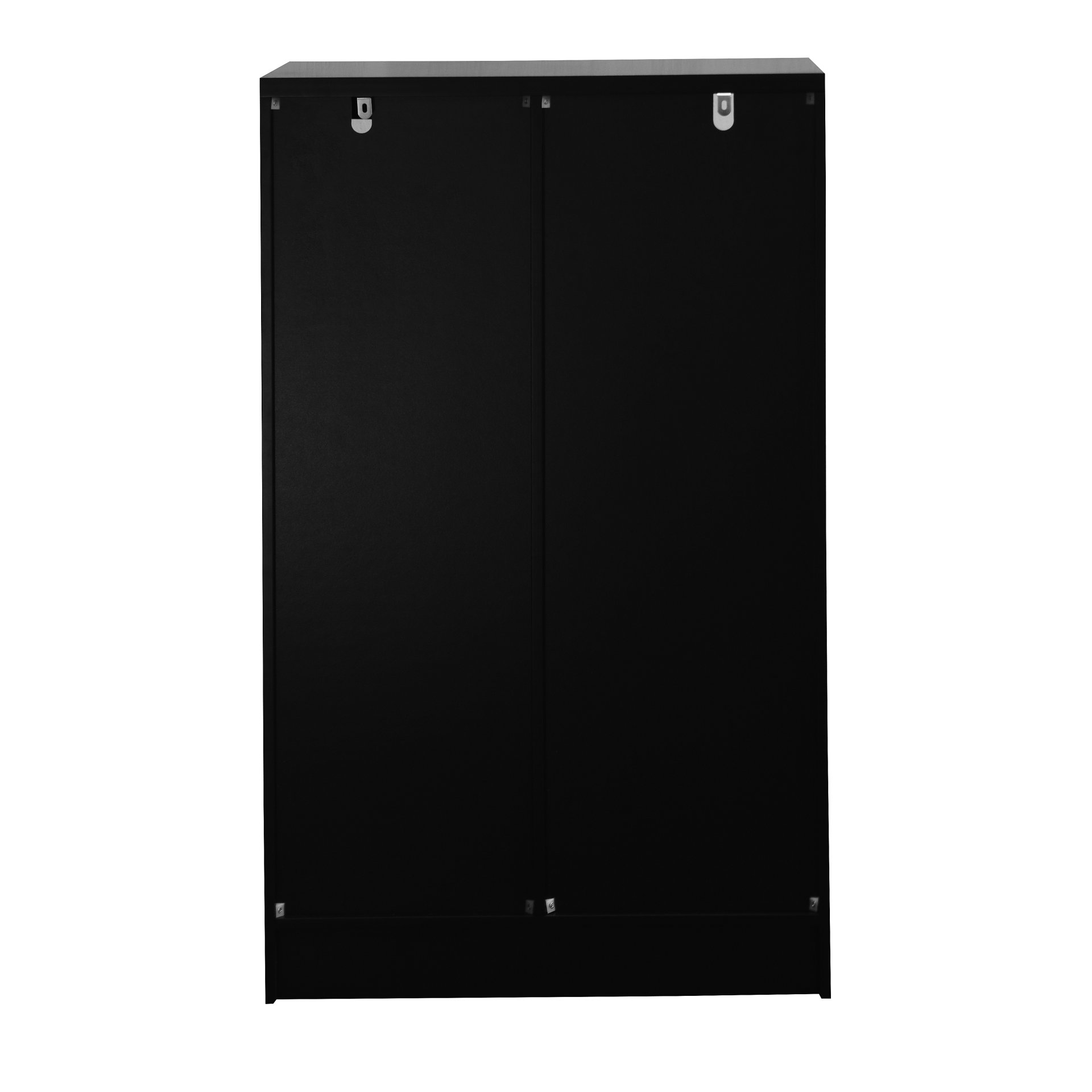 Modern Painted Cabinet With Glass Doors And Drawer - Black - Image 23