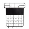 Floating Coffee Bar Shelf With Coffee Pod Holder, Hooks And Storage Shelf - Black - Image 8