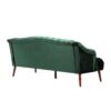 Comfy 3 Seat Sofa With Wooden Legs, For Living Room And Study - Emerald - Image 7