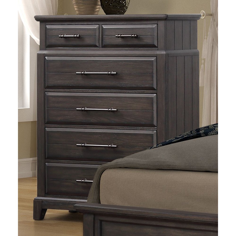 6 Drawer Dresser - Mahogany - Image 4