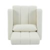 Accent Rocking Chair With Pillow, Spacious & Comfortable Seating For Living Room Or Bedroom - Cream White - Image 10