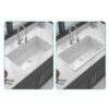 32" Undermount Workstation Single Bowl Kitchen Sink Rectangular Deep Bas With Dual Mount Installation - White - Image 9
