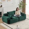 Compressed Sofa, 2 Seater Large Sectional Couches For Living Room - Green - Image 8