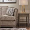 Dauphin - Storage Shelf Side Table - Gray Cashmere - Image 10