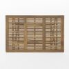 Blissique - Outdoor Foldable Wood Dining Table With Slat Design - Natural - Image 7