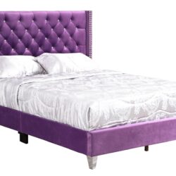 Full Bed Charming Transitional - Purple