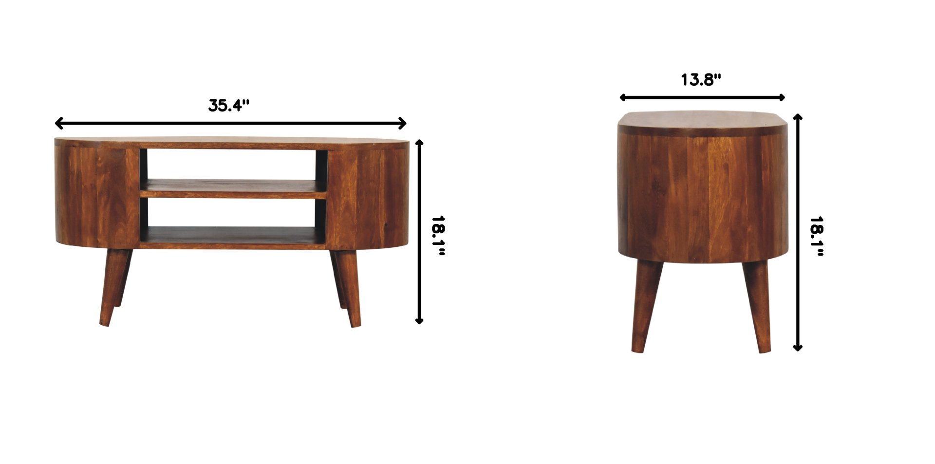 Cortez - Media Unit - Chestnut - Image 11