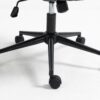 Office Chair, Mid Back Home Office Desk Task Chair With Wheels And Arms Ergonomic Computer Rolling Swivel Chair With Padded Armrest - Black - Image 12