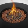 30" Propane Round Fire Table 40000Btu Propane Fire Pit Table - Black - Image 8