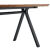 Herringbone Pattern Dining Table A Perfect Match For Modern Minimalist And Industrial Home Styles - Walnut - Image 17