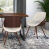 Malden - Bentwood Dining Chair With Wood Back - Cream - Image 8