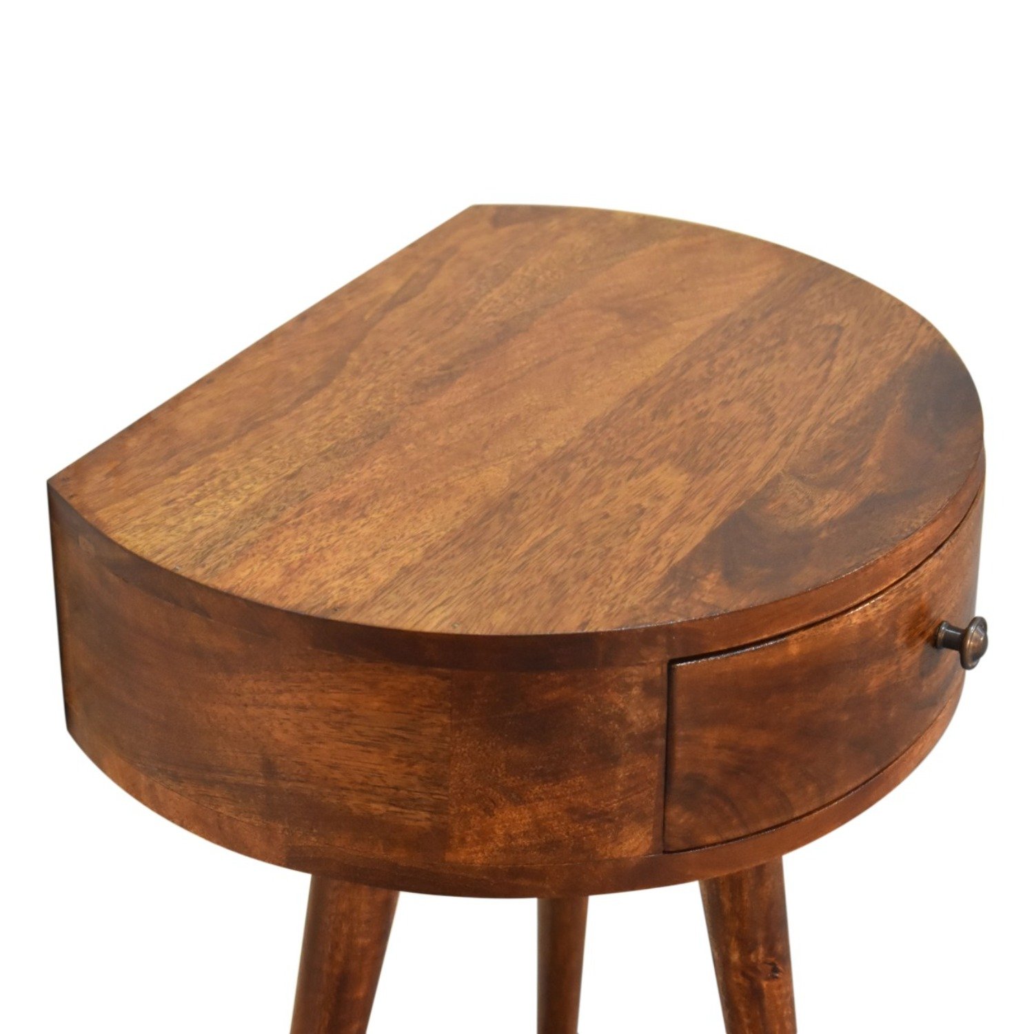 Semi Circle Nightstand - Chestnut - Image 6