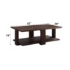 Niamey - Coffee Table - Walnut - Image 5