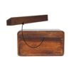 Large Curve Floating Bedside Table - Brown - Image 9