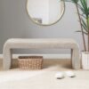 Stylish Waterfall Bench - Beige - Image 2