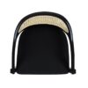 Americana - Mid-Century Modern Cane Back Counter Stool - Jet Black - Image 9