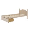 Full Over Twin & Twin Triple Bunk Bed With Drawers And Guardrails - Beige - Image 11