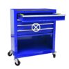4 Drawers Multifunctional Tool Cart With Wheels - Blue - Image 12
