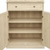4 Door Storage Cabinet With 1 Drawer And 4 Adjustable Inner Shelves - Natural - Image 18