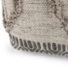 Sweeney - Square Pouf - Gray / Natural - Image 4