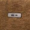 Modern Sectional Sofa Modular Sofa U Shaped Sofa Couch With Movable Ottoman, USB Ports, Phone Holder - Brown - Image 17