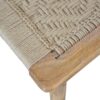 Woven Raised Back Stool - Oak - Image 8