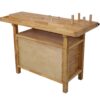 Wood Workbench For Garage Workshop And Home - Natural - Image 10
