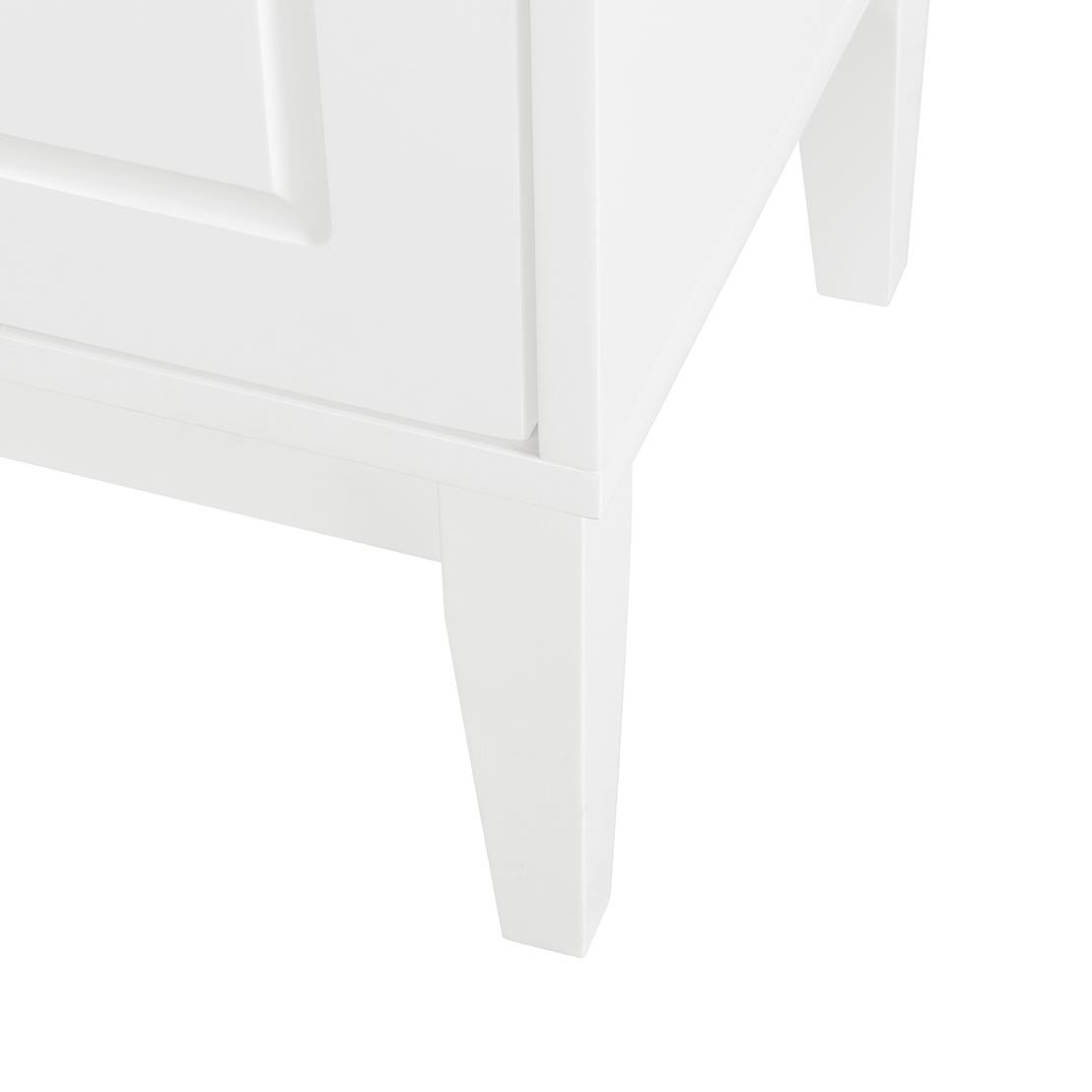 4 Door Sideboard Storage Cabinet With Door Shelf For Living Room And Dining Room, 2 Large Cabinets With Adjustable Shelf - White - Image 25