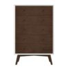 Caroline - Mid-Century Modern Solid Wood Chest - White - Image 2
