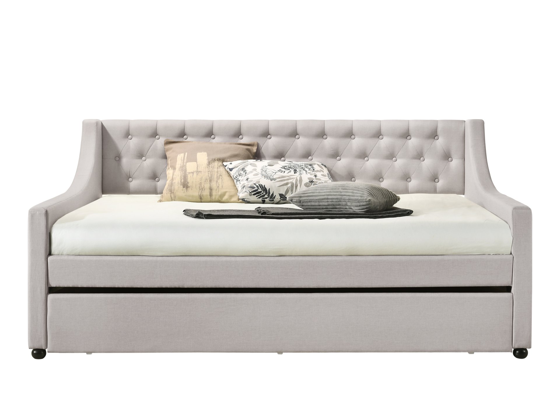 Lianna - Full Daybed Twin & Trundle - Fog - Image 8