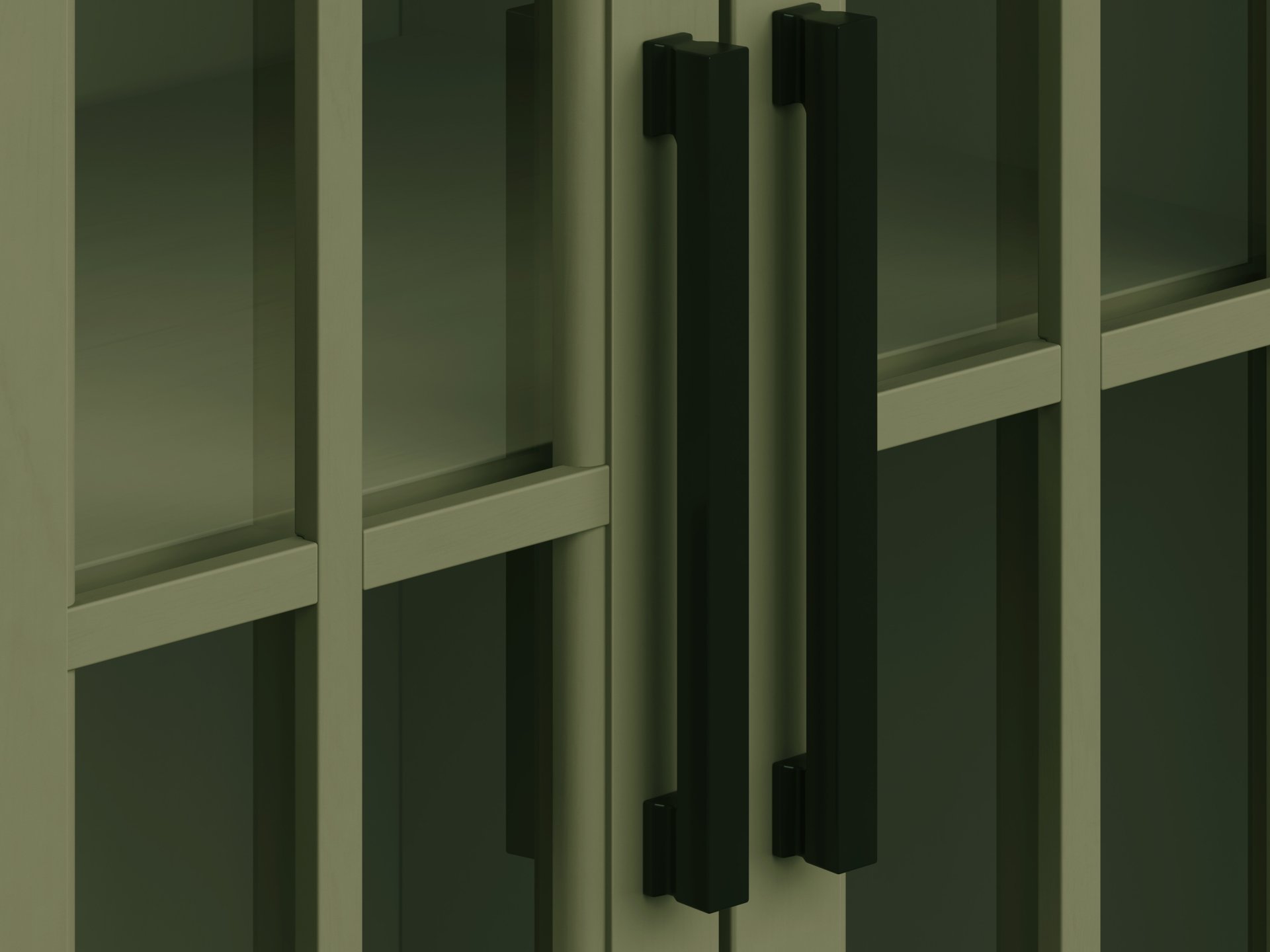 Vineyard - 97" Fireplace TV Stand Console For TVs Up To 100" - Sage Green And Fruitwood Finish - Image 10