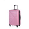 Stylish 3 Piece Luggage Sets With Tsa Lock And Spinner Wheels - Pink - Image 5