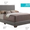 Aaron - Full Bed - Light Gray - Image 10