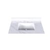 Bianco Carrara Venato Marble Vanity Top With Undermount Sink And Backsplash - White - Image 5