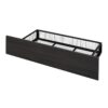 Full Long Over Queen Bunk Bed With 2 Drawers - Black - Image 10