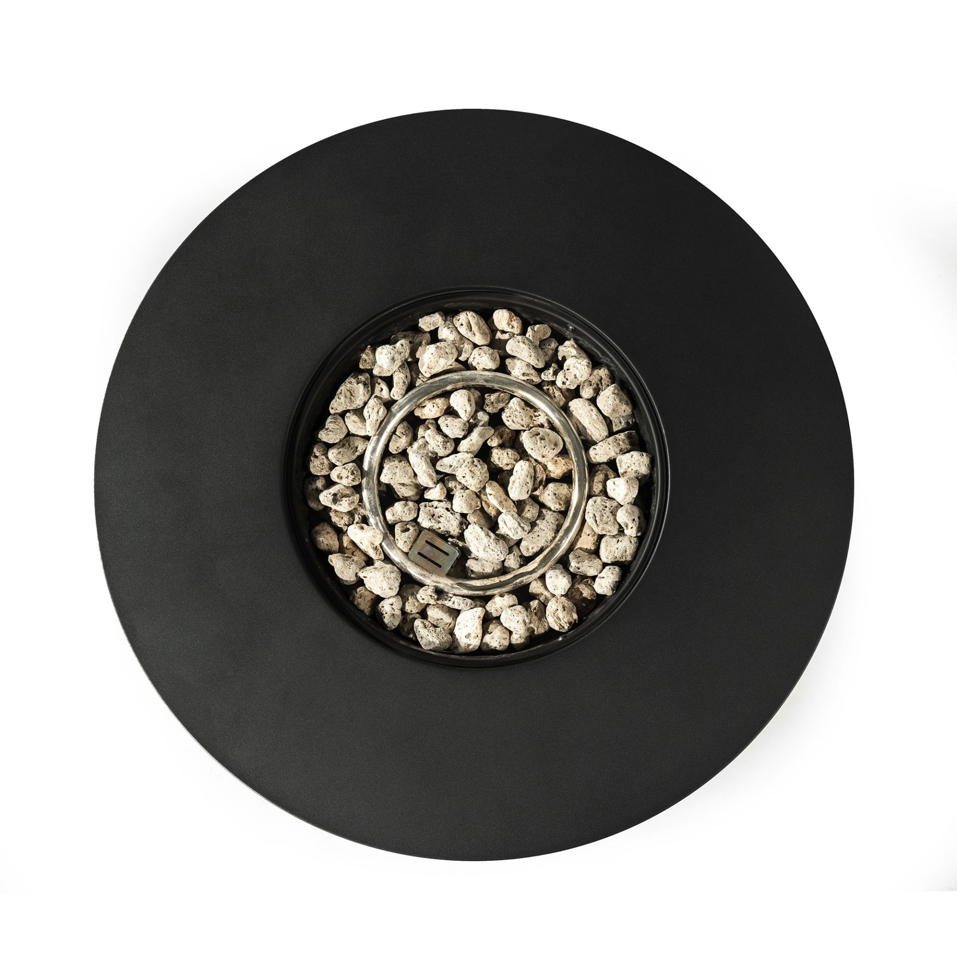 Propane Gas Fire Pit Table, 50000 Btu Round Steel Fire Pit For Outside Patio Deck Garden Courtyard - Black - Image 4