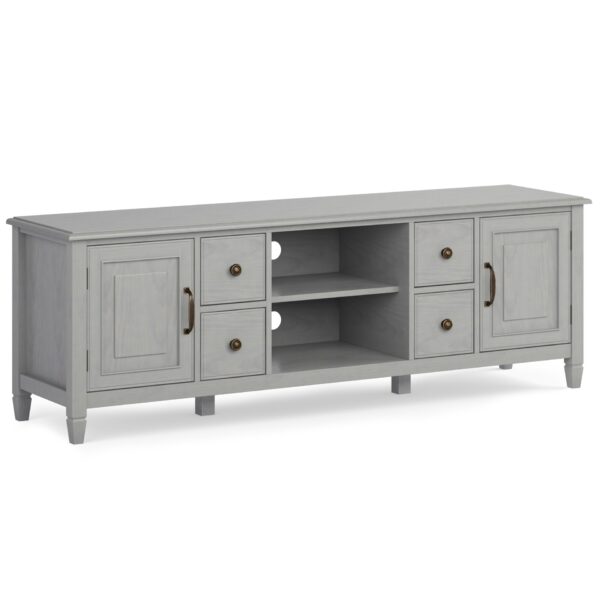 Connaught - Wide TV Stand - Fog Gray