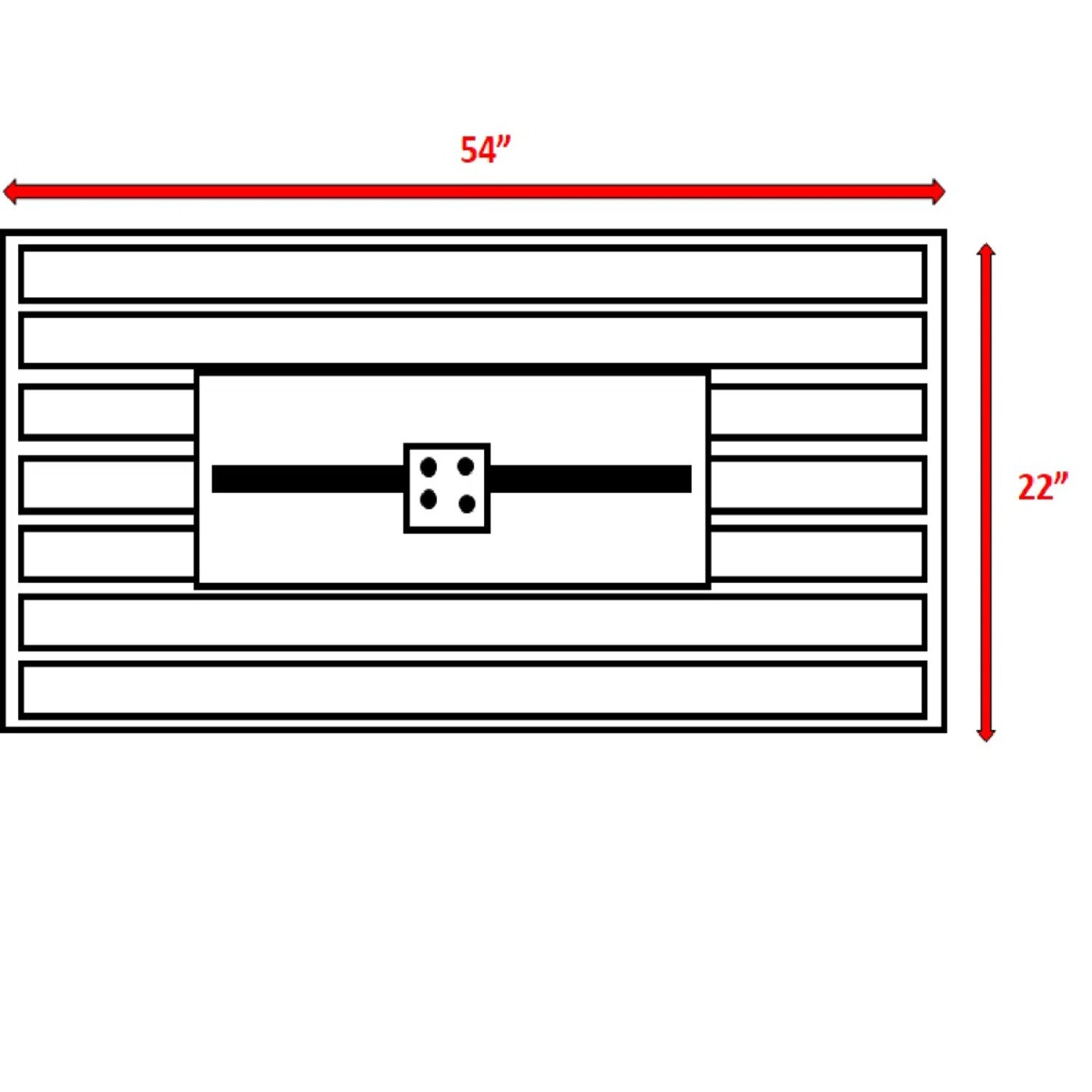 Propane / Gas Outdoor Fire Pit Table With Lid - Black - Image 3