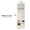 4th Generation Wall Mounted Full Body Mirror For Bathroom Bedroom Decorative Use - Transparent - Image 3