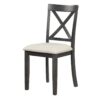 5 Pieces Dining Table And Chairs Set For 4 Persons, Kitchen Room Solid Wood Table With 4 Chairs - Gray - Image 21