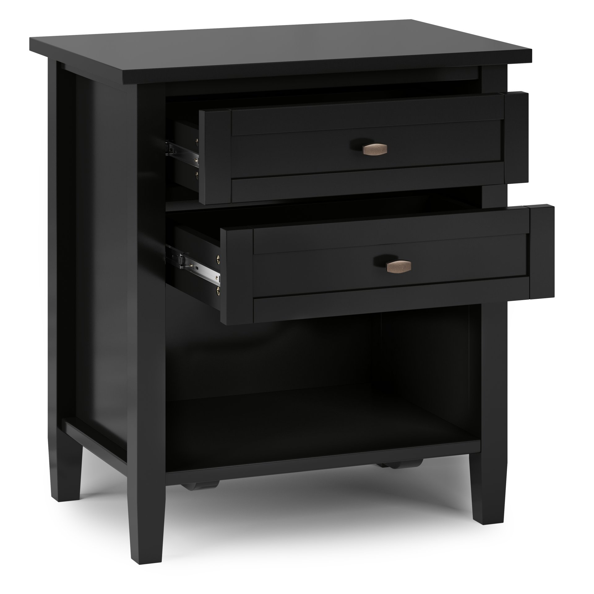 Warm Shaker - Bedside Table - Black - Image 5