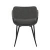 Margarite - Contemporary Dining Chair (Set of 2) - Black / Gray - Image 5