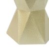 Modern Hexagon Side Table With Knockout Pit Texture - Gold - Image 6