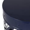 Delight - Powder Coated Iron End Table, (Set of 2) - Navy Blue - Image 8