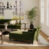 Alana Lawson - Chaise Lounge Chair - Olive Green - Image 9