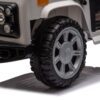 12V7A 30W*2 Four-Wheel Drive Leather Seat One Button Start, Forward And Backward, High And Low Speed, Music, Front Light, Power Display, Two Doors Can Open, 2.4G R / C, Seat Belt Four Wheel Absorber - White / Black - Image 21