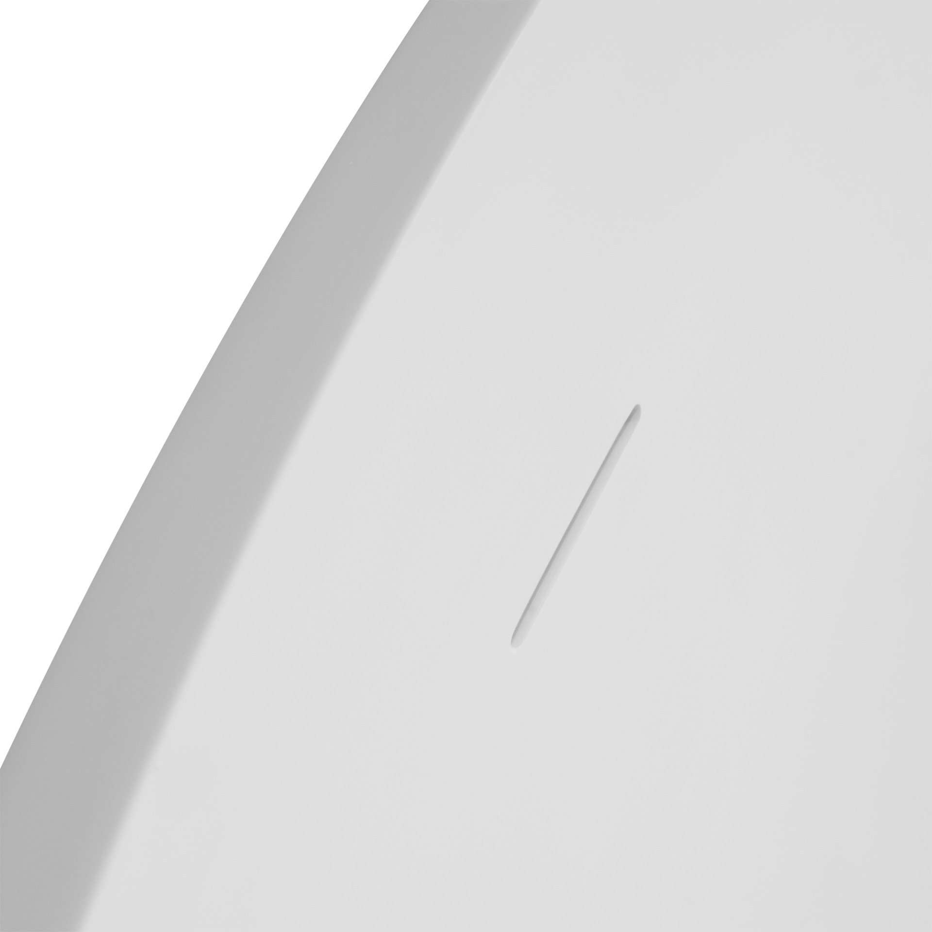 63" x 37.4" x 23.6" Freestanding Solid Surface Soaking Bathtub For Bathroom - Matte White - Image 10