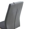 Modern Legged Upholstered Dining Chairs (Set of 4) Artificial For Kitchen And Office - Gray - Image 13