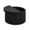 Coffee Table, Round Coffee Table, Modern Side Tables Accent End Table For Living Room, Apartment - Black - Image 12